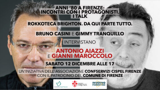 Maroccolo, Aiazzi: gli “Anni ’80 a Firenze”, su Controradio e social