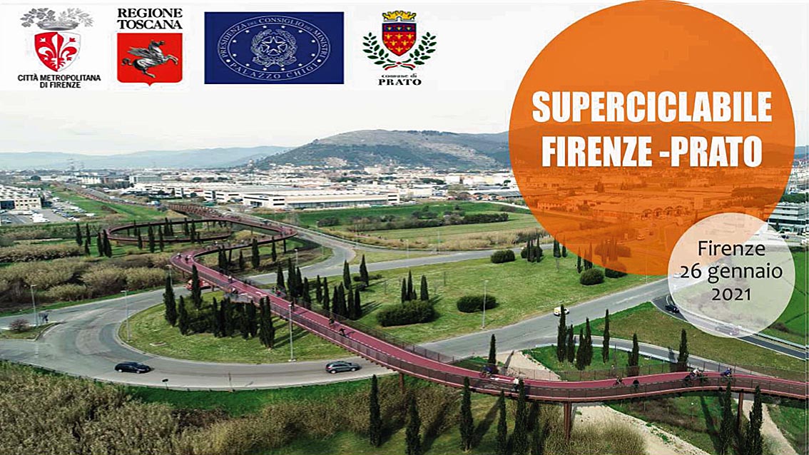 Superciclabile Firenze-Prato, 12 km a pedali in mezzora