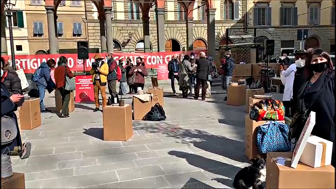 “Artigianato. Maneggiare con cura”, manifestazione ai Ciompi