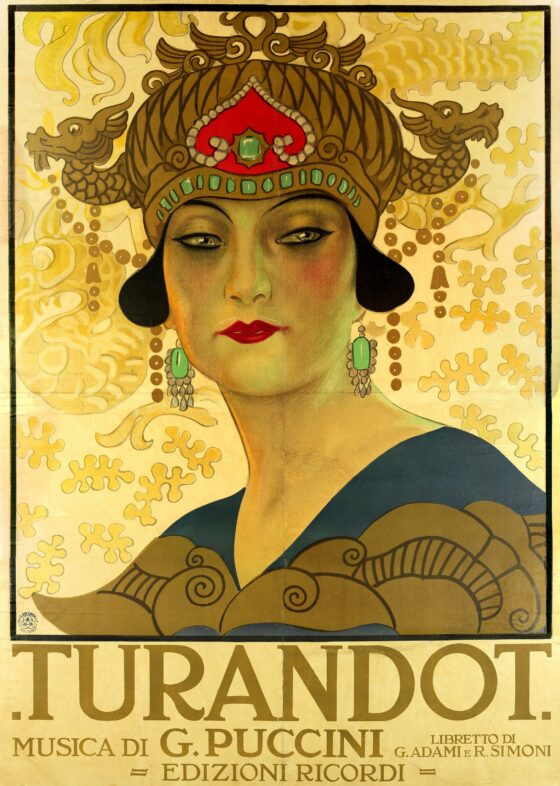 Turandot e l’oriente fantastico di Puccini, Chini, Caramba a Prato