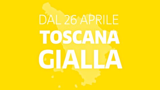 Toscana in zona gialla da lunedì, dichiarazioni di Giani e Mazzeo