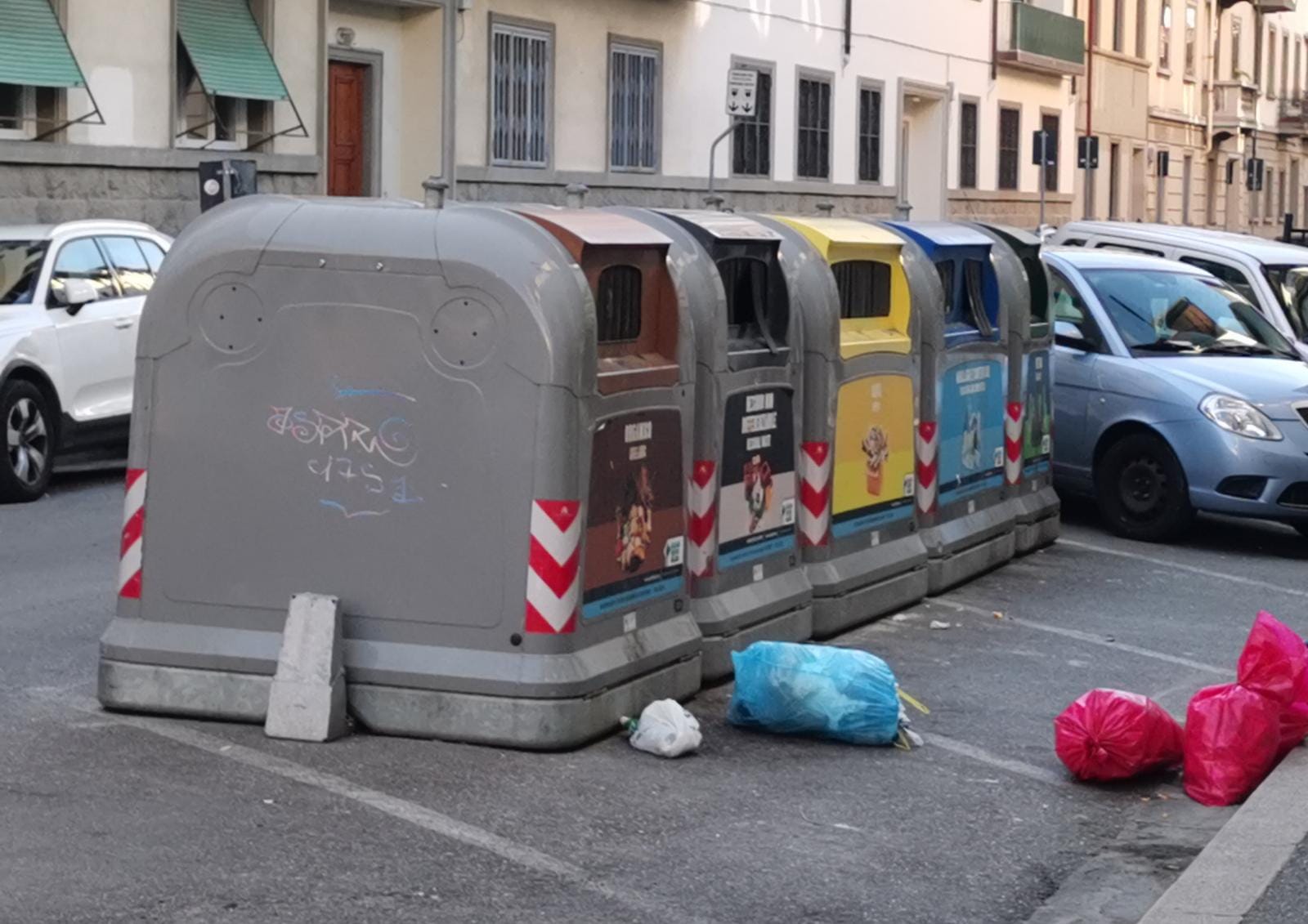 sacchi rossi