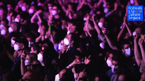 “Test, mascherine e buona ventilazione per concerti sicuri”, risultati evento Barcellona