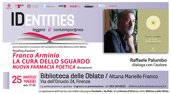 Firenze. Franco Arminio per la Rassegna Identities – Leggere il Contemporaneo
