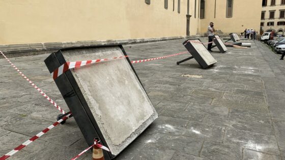 Cordonatura di Santo Spirito vandalizzata durante la notte