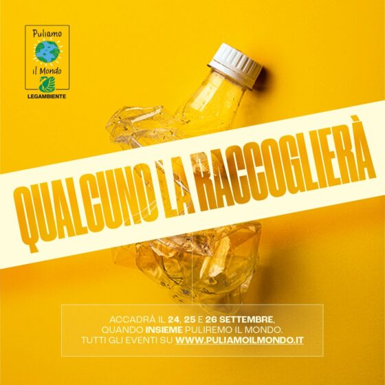 “Qualcuno la raccoglierà”: nel WE torna Puliamo il Mondo