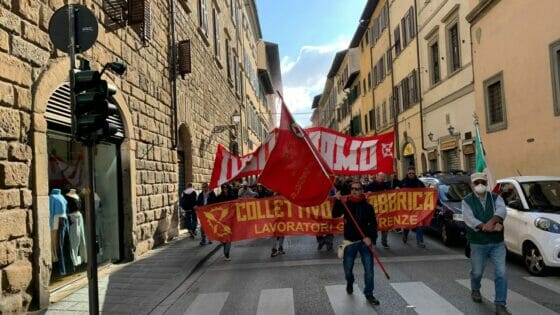 🎧 Da Anpi a operai Gkn a presidio Cgil Firenze. Anche Ast porta solidarietà. Le voci alla manifestazione