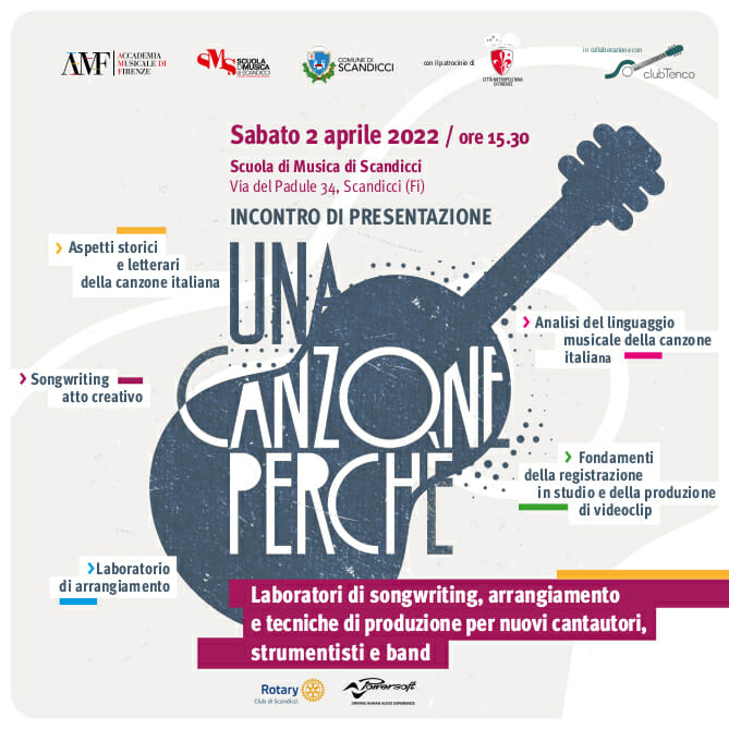 Club Tenco presenta “Una canzone perché”