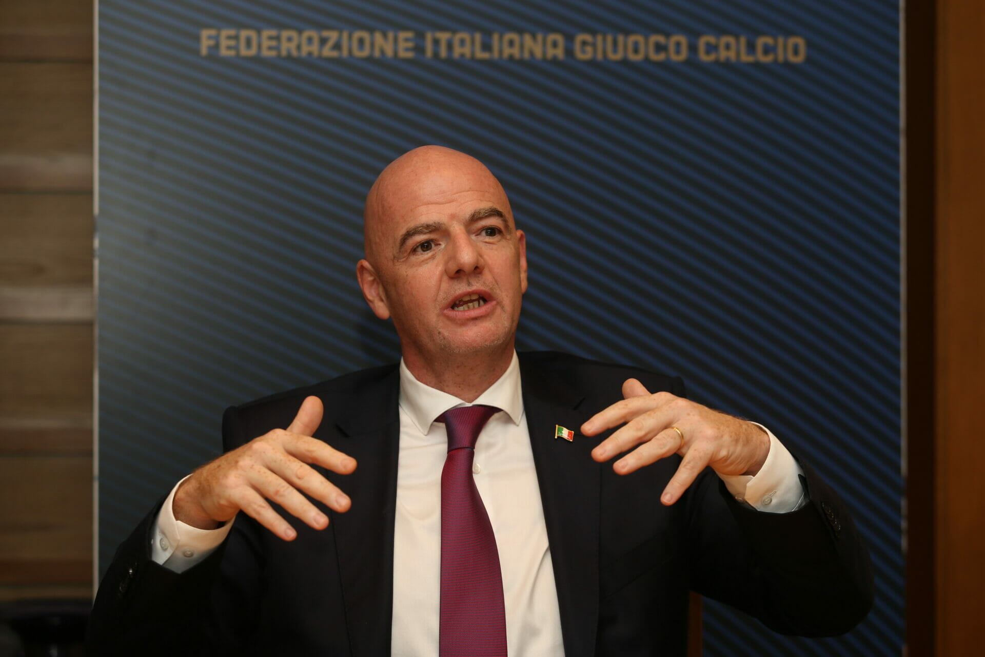 Gianni Infantino, presidente FIFA su Barone