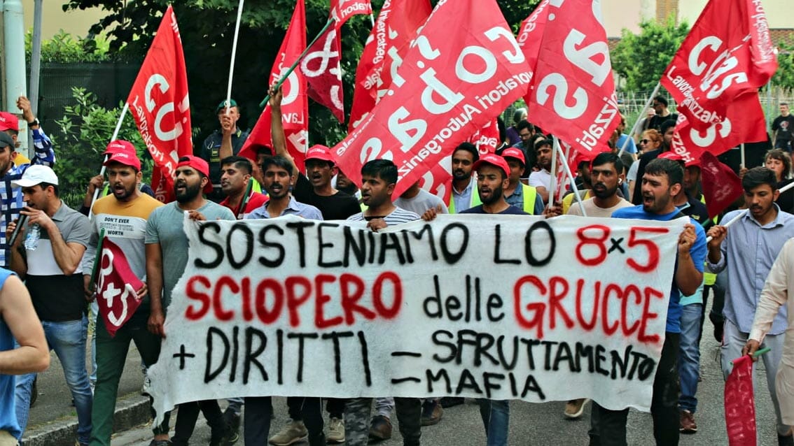 sciopero grucce