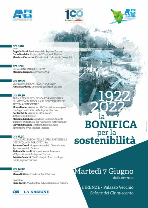 Difesa del territorio, Anbi: “Toscana regione più sicura. Sfide sono montagna e irrigazione”