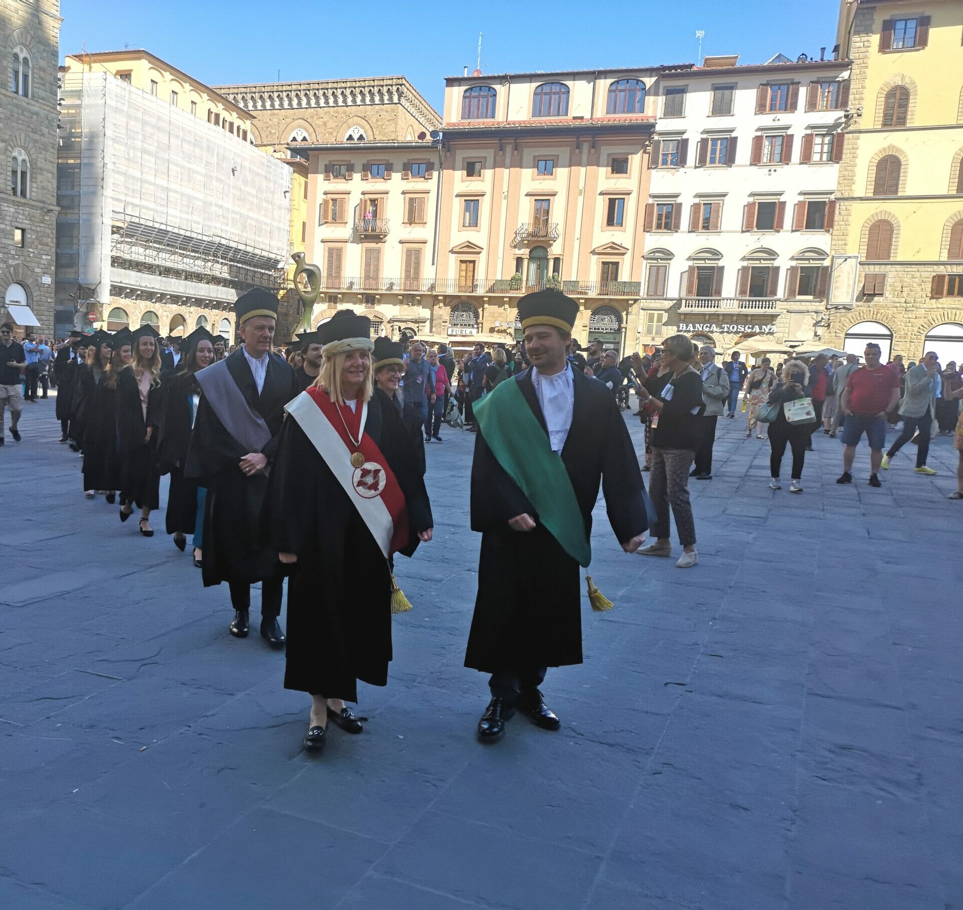 corteo dottorati università di Firenze