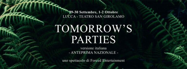 🎤 “Tomorrow’s Parties” a Lucca. Intervista a Roberto Castello