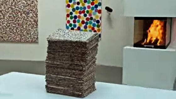 NFT: l’artista Damien Hirst ha bruciato 1000 dipinti
