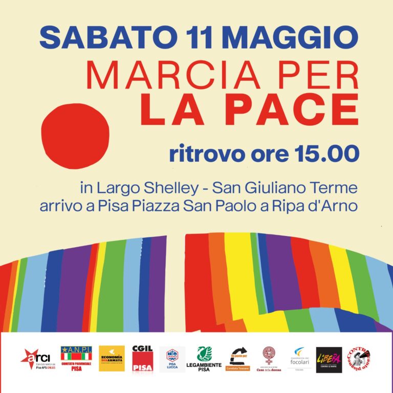 Marcia della Pace da San Giuliano a Pisa