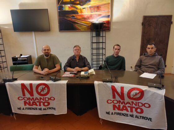 🎧Firenze: manifestazione  contro il Comando NATO e contro la guerra