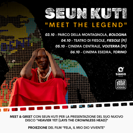 Meet & Greet con Seun Kuti per la presentazione del nuovo album!