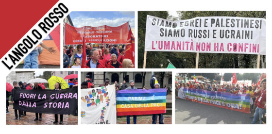 L’ Angolo Rosso del 30 ottobre 2024. Le manifestazioni per la pace