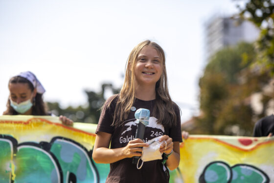 Greta Thunberg alla due giorni dell’ex Gkn