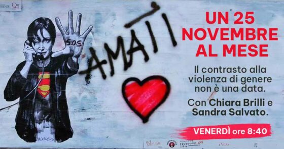 Controradio Firenze contro la violenza sulle donne: ControCall per “Un 25 novembre al mese”