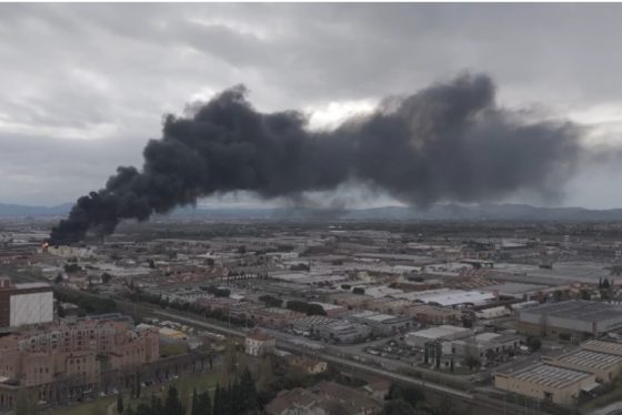 Calenzano: dopo l’incendio all’Eni, corsi d’acqua contaminati