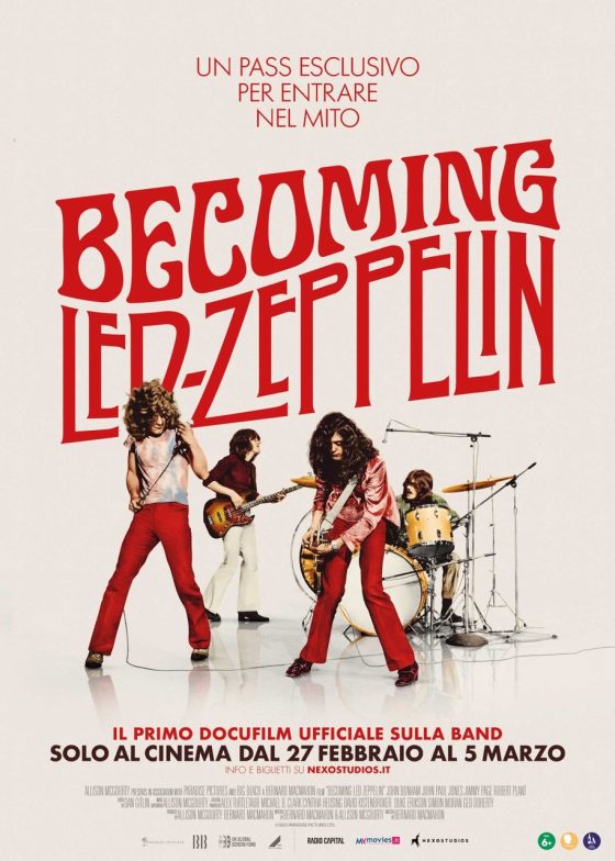 “Becoming Led Zeppelin” dal 27 febbraio nelle sale italiane
