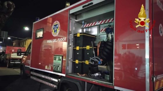 Ipotesi Cesio-137 radioattivo in Garfagnana, intervento dei vigili del fuoco