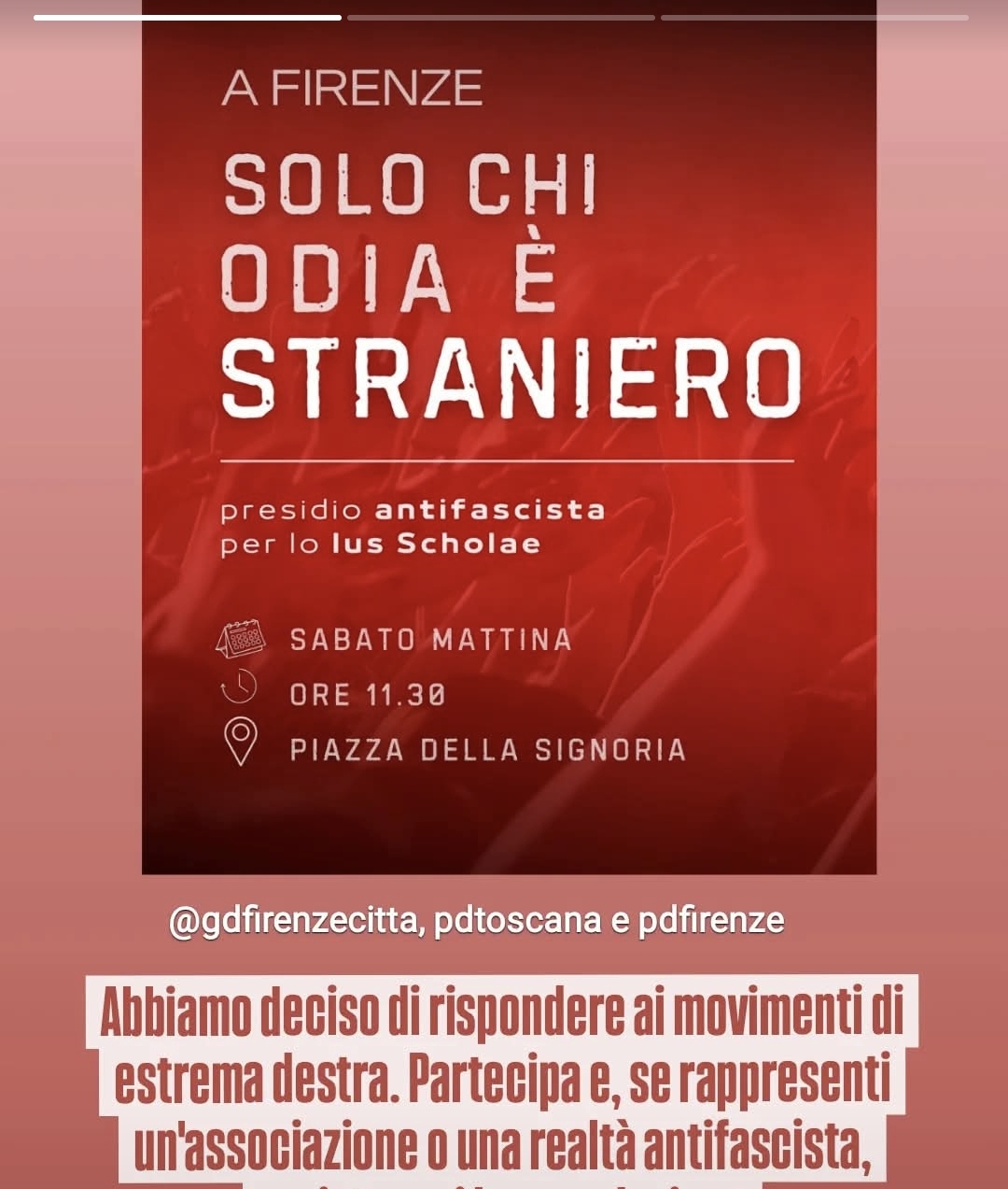 presidio giovani Democratici