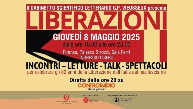 Liberazioni al Vieusseux. Giovedì sei ore di eventi culturali non stop