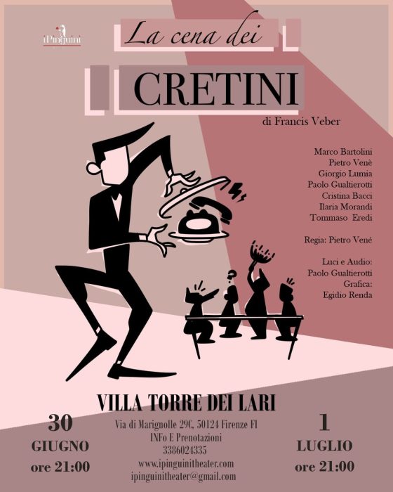 I Pinguini Theater in “La cena dei cretini”