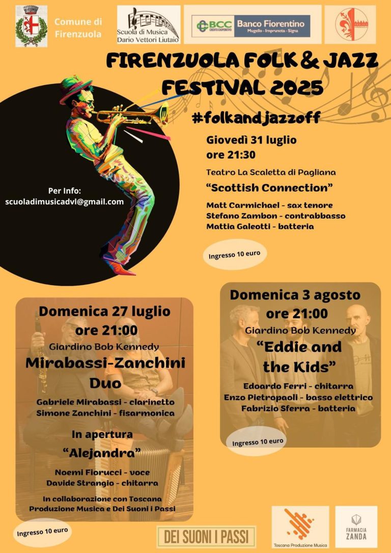 Firenzuola Folk & Jazz Festival 2025