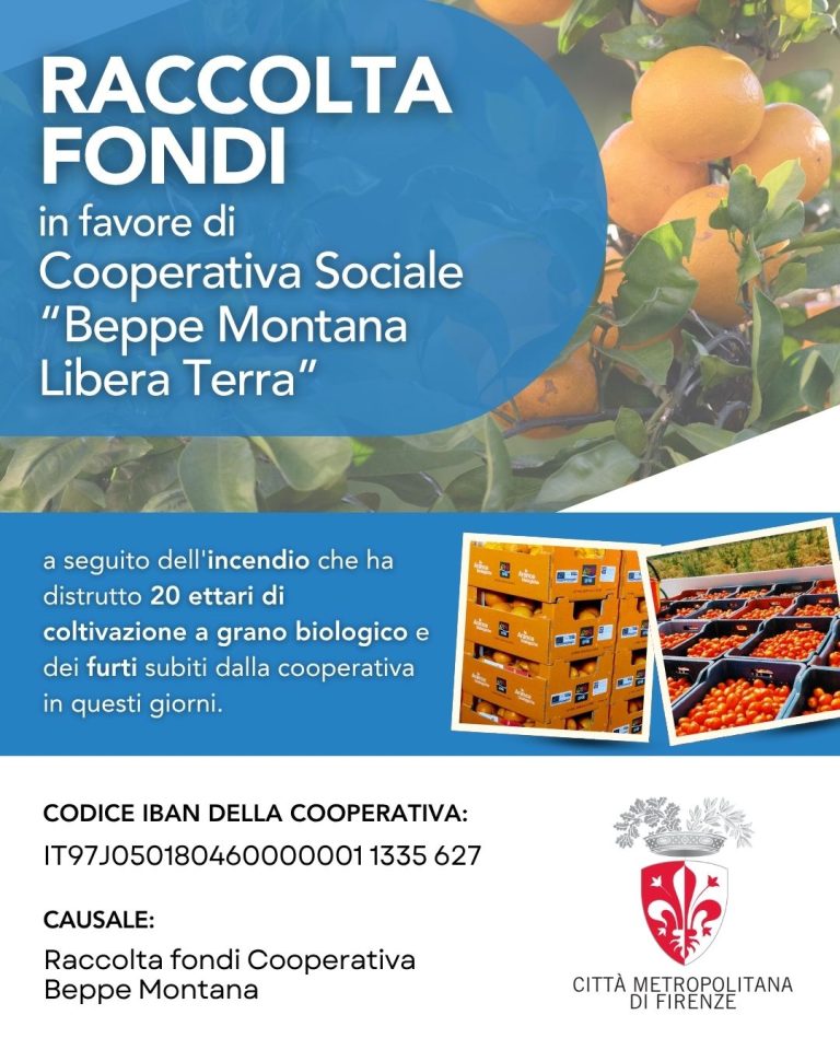 Attaccata dalla mafia la cooperativa siciliana delle arance della legalità di Scandicci
