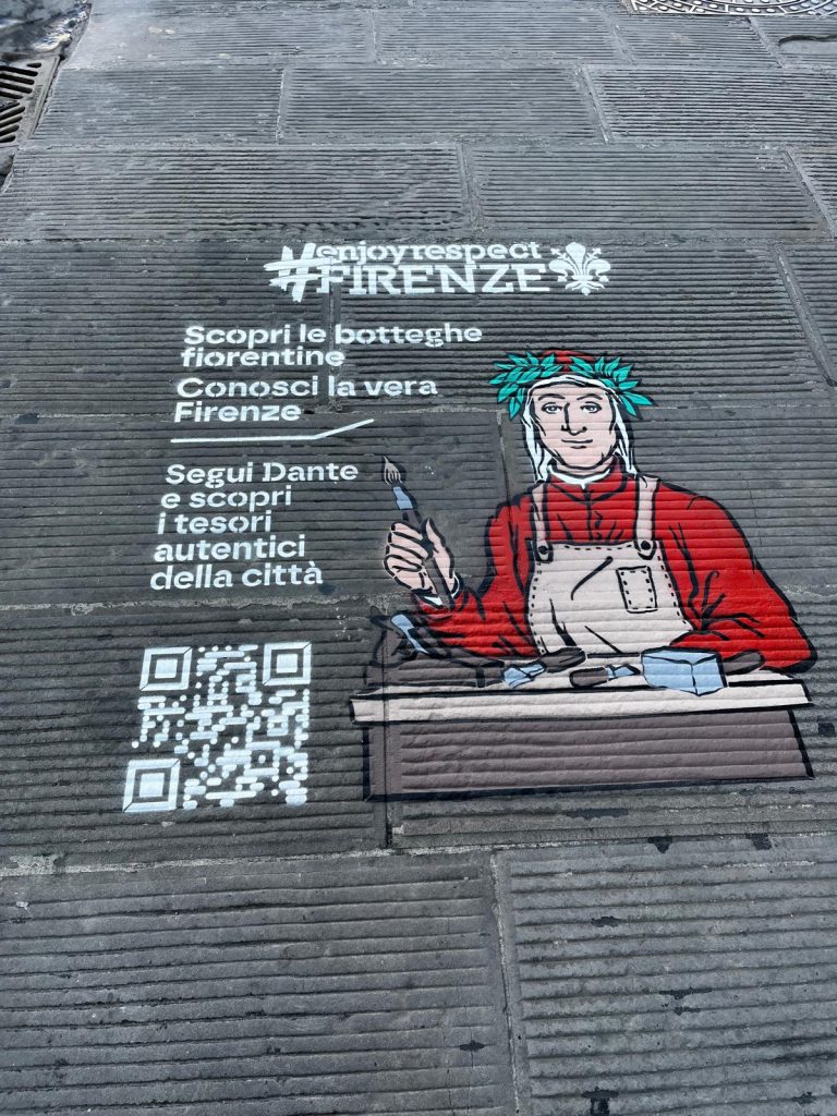 Turismo sostenibile, i Green Graffiti nelle strade del centro per sensibilizzare al rispetto della città
