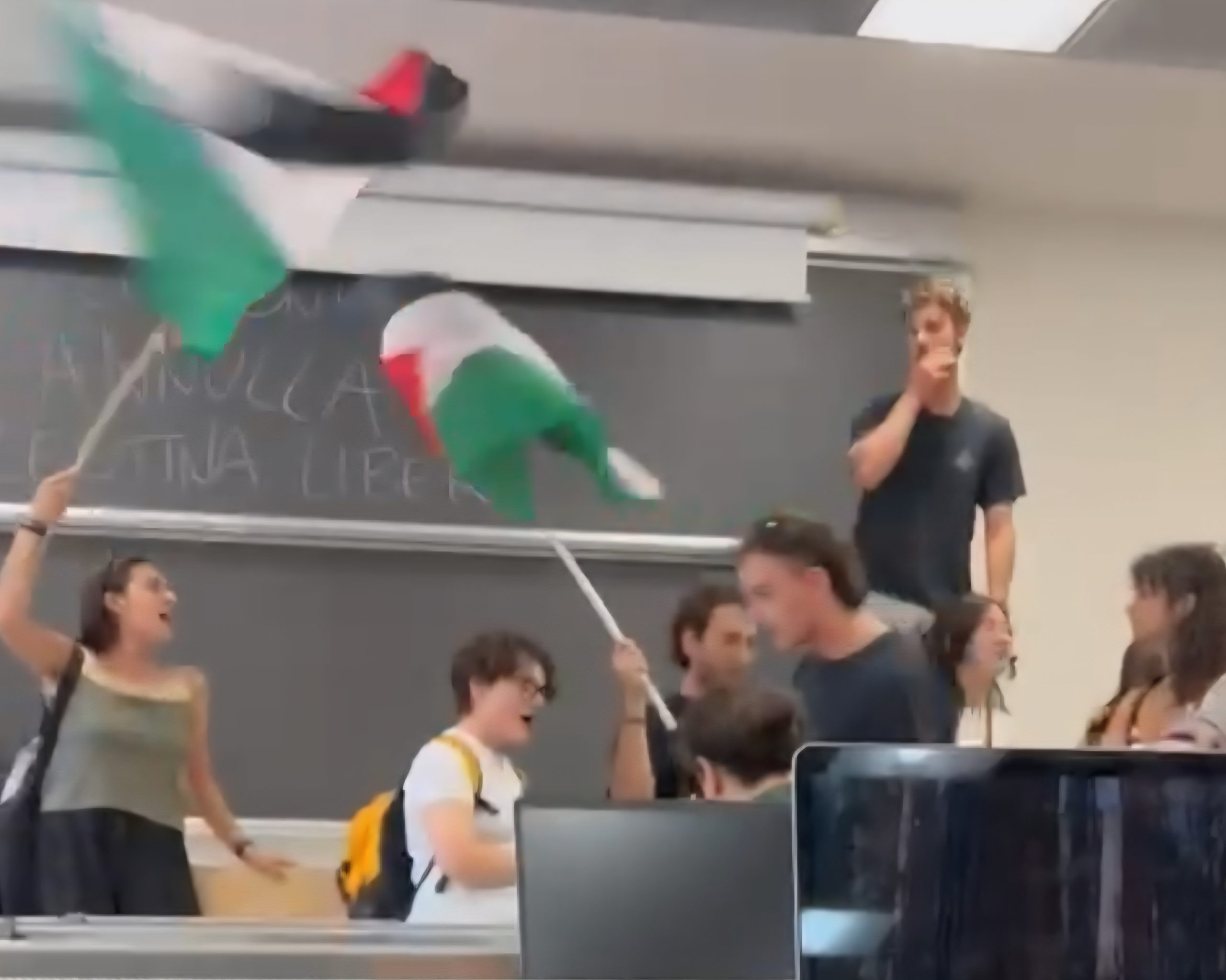Studenti propalestina Pisa