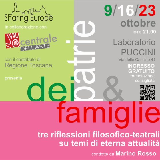 “Dei, patrie e famiglie” al Laboratorio Puccini