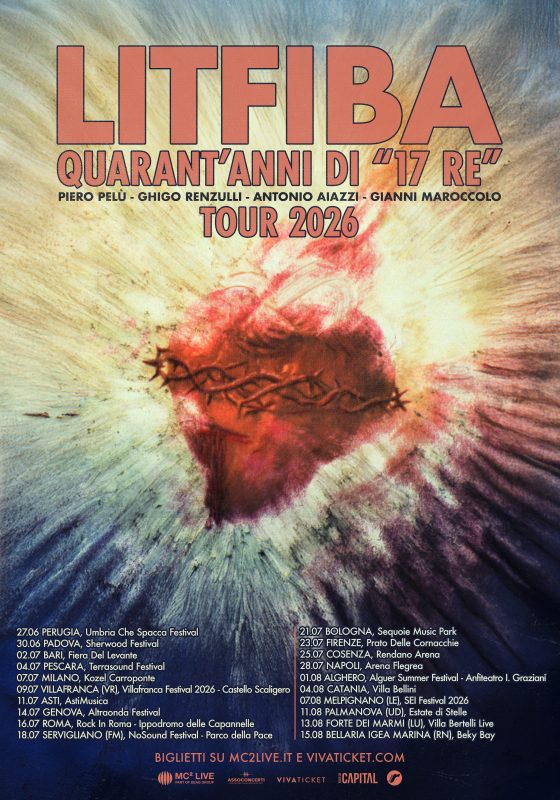 Litfiba: “40 anni di 17 Re” Tour 2026