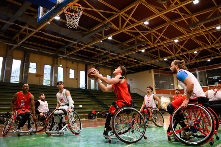 Volpi Rosse Menarini, presentata la formazione della squadra di basket in carrozzina di Firenze