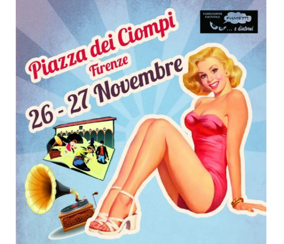 Firenze: a Piazza Ciompi torna “Fumetti e… dintorni”, il mercatino dedicato a fumetti, dischi, abbigliamento e oggettistica vintage