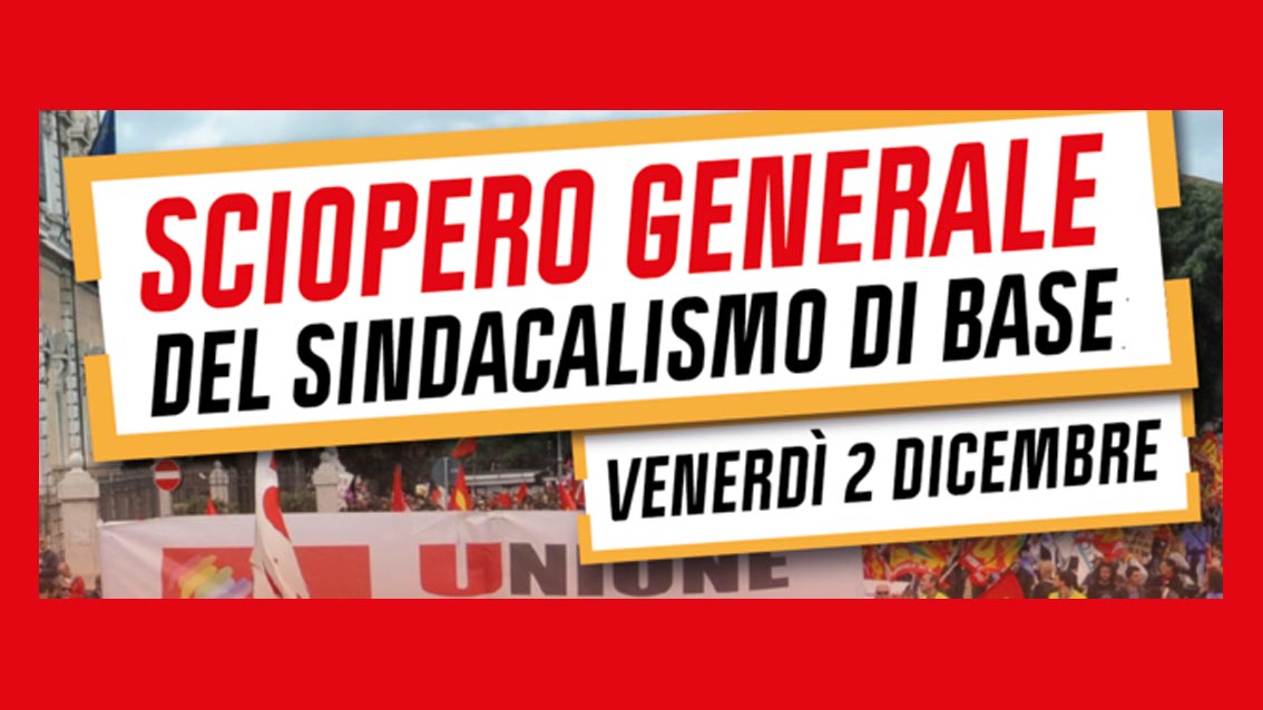 Venerdì 2 dicembre