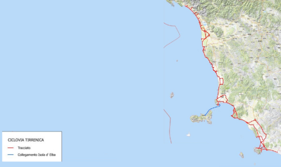 Ciclovia Tirrenica: Regione firma un accordo per approvare il primo lotto