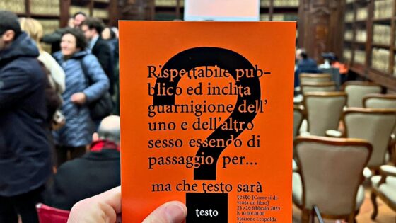 🎧 ‘Testo’, dal 24 febbraio torna a Firenze il salone dell’editoria