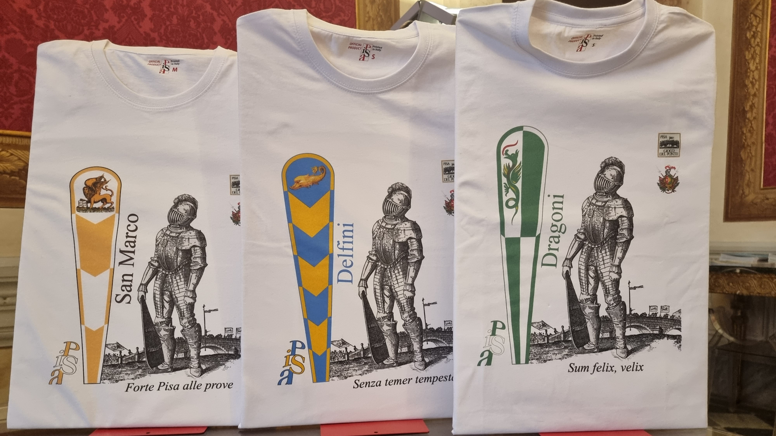 Presentato merchandising ufficiale del Gioco del Ponte a marchio ‘Pisa Is’, destinati sia a turisti che giovani.