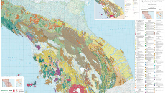 Toscana, Emilia Romagna, Marche e Umbria pubblicano la prima Carta Geologica Italia Centrale. Baccelli: “Strumento prezioso”