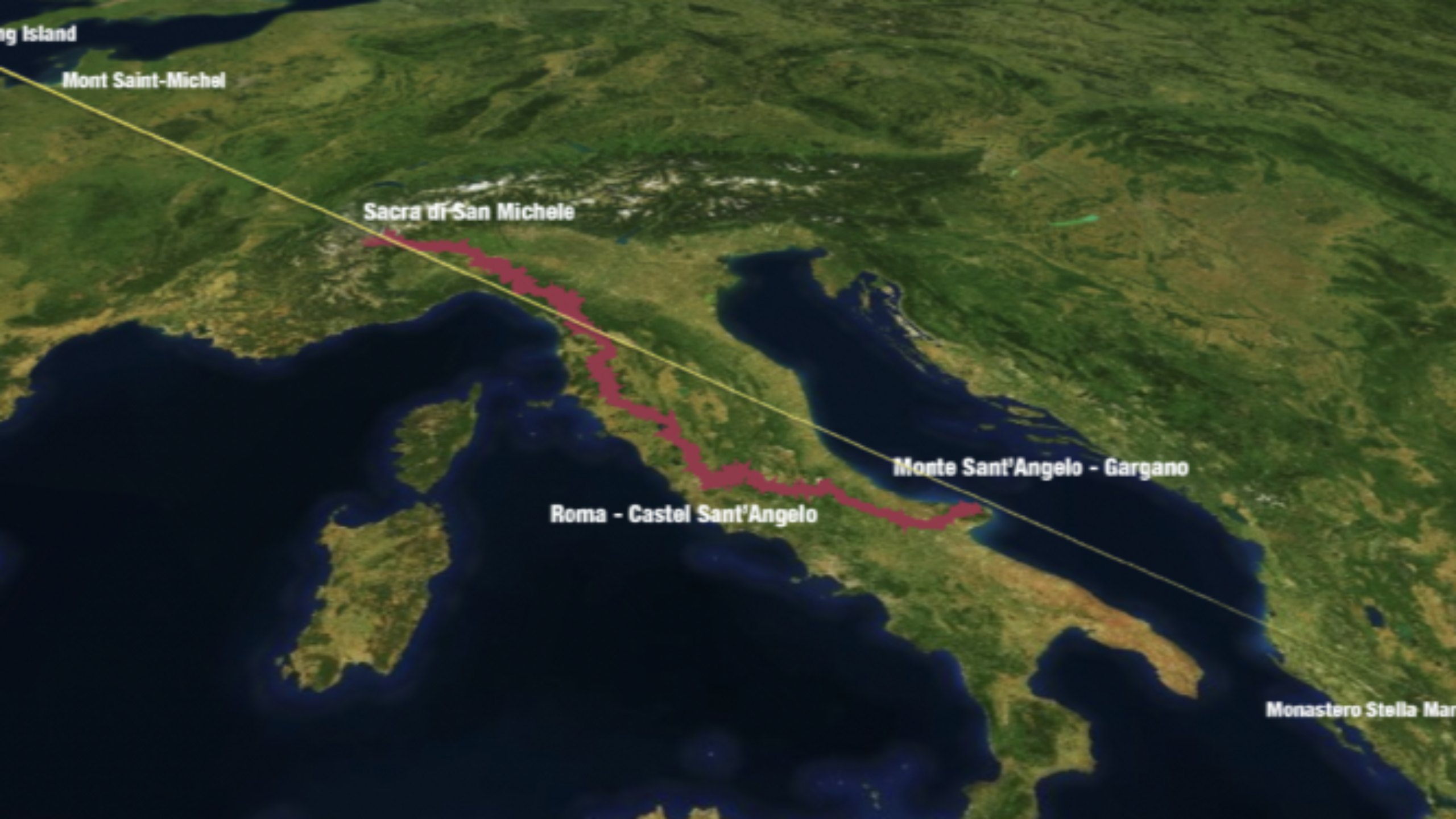 Pisa presenta il Cammino di San Michele, dalla Normandia a Gerusalemme.