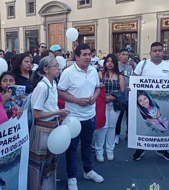 Cercando Kata, di nuovo in piazza per chiedere “Liberatela, i bambini non si toccano”
