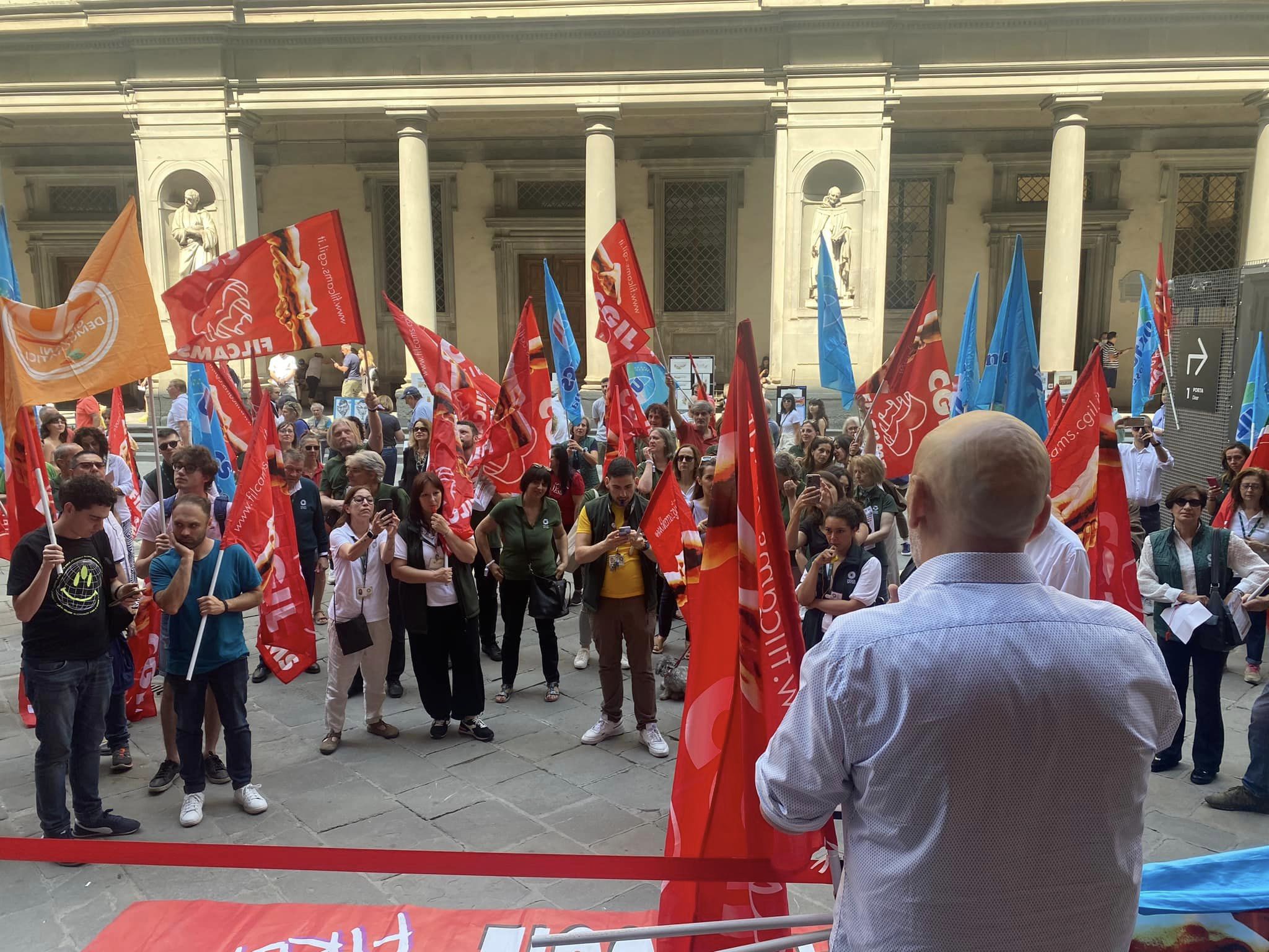 Firenze: la protesta degli addetti ai Musei di Opera