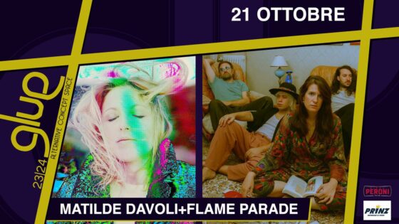 Matilde Davoli e Flame Parade in concerto al Glue