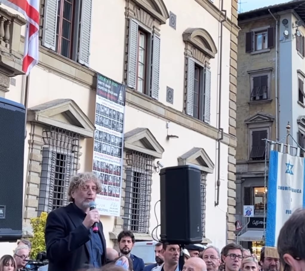 Medio Oriente: a Firenze in centinaia per manifestazione di sostegno per Israele