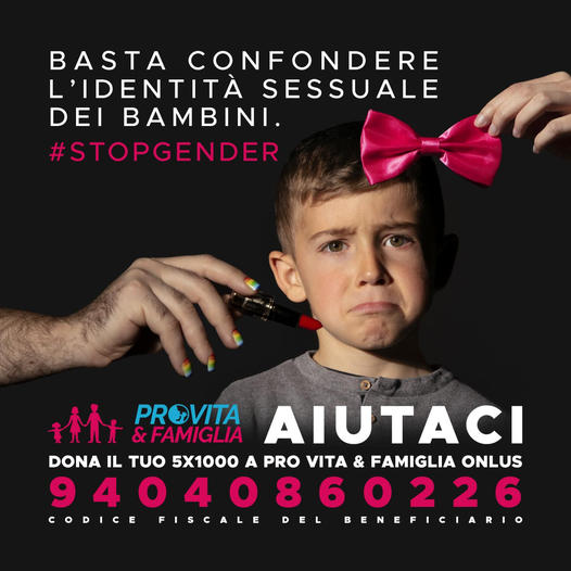 Manifesti pro vita e Famiglia