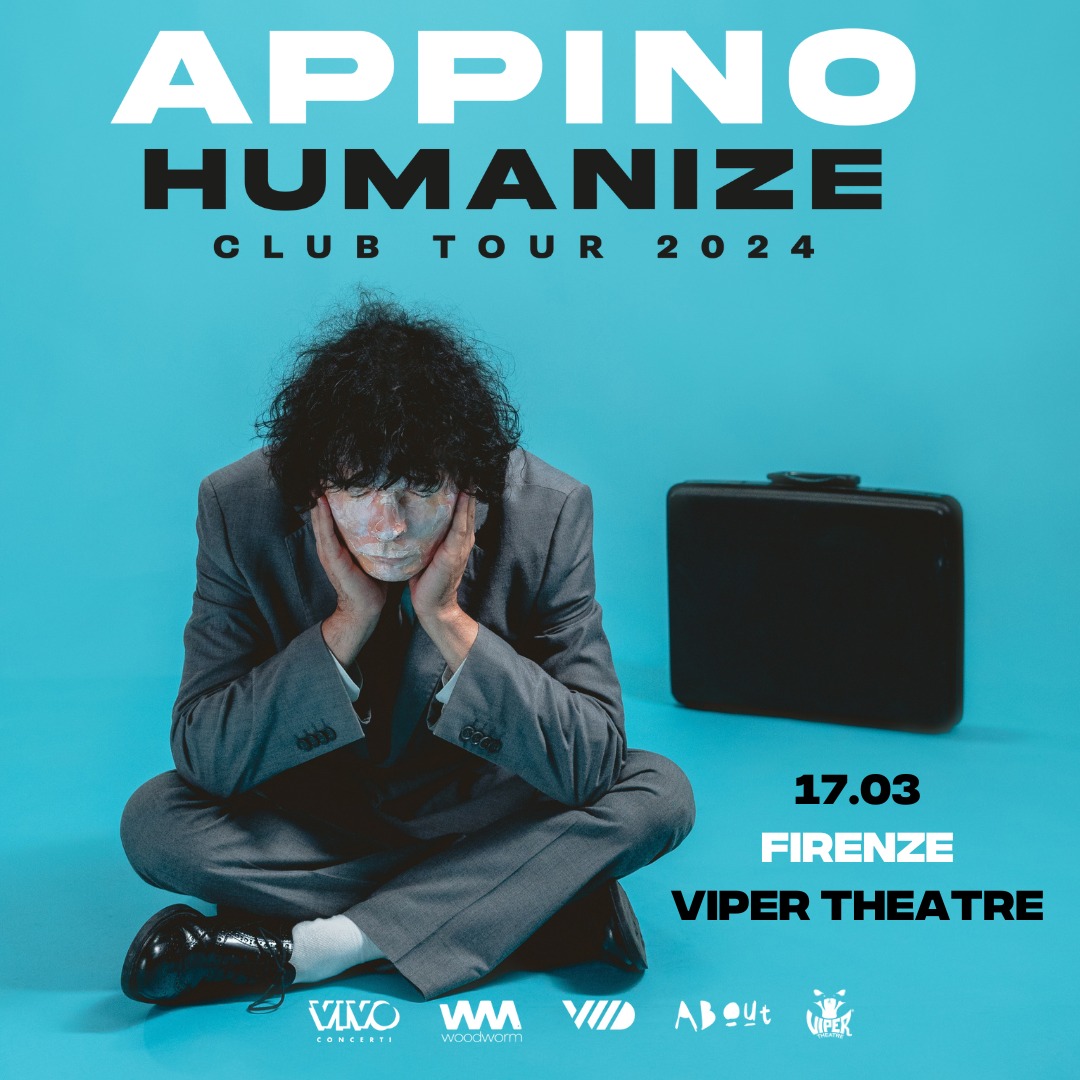 Appino live! Al Viper di Firenze domenica 17 Marzo. 🎧 Ascolta l’intervista.